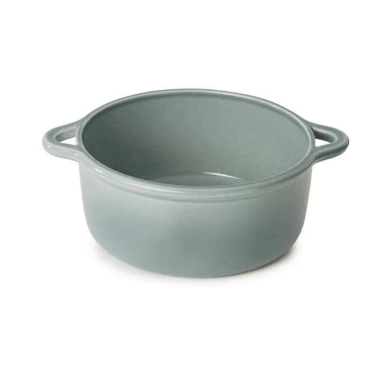 RUNDE OFENKASSEROLLE 22 CM OHNE DECKEL Wolkengrau