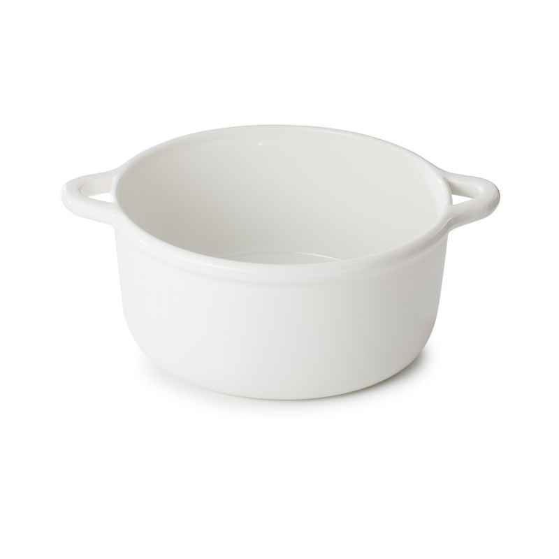 Preview: RUNDE INDUKTIONSKASSEROLLE 26 CM OHNE DECKEL Alabaster Weiss