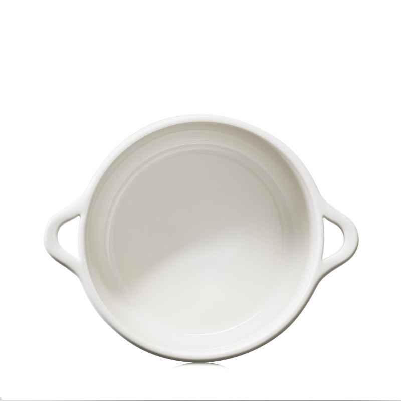 Preview: RUNDE INDUKTIONSKASSEROLLE 19 CM OHNE DECKEL Alabaster Weiss