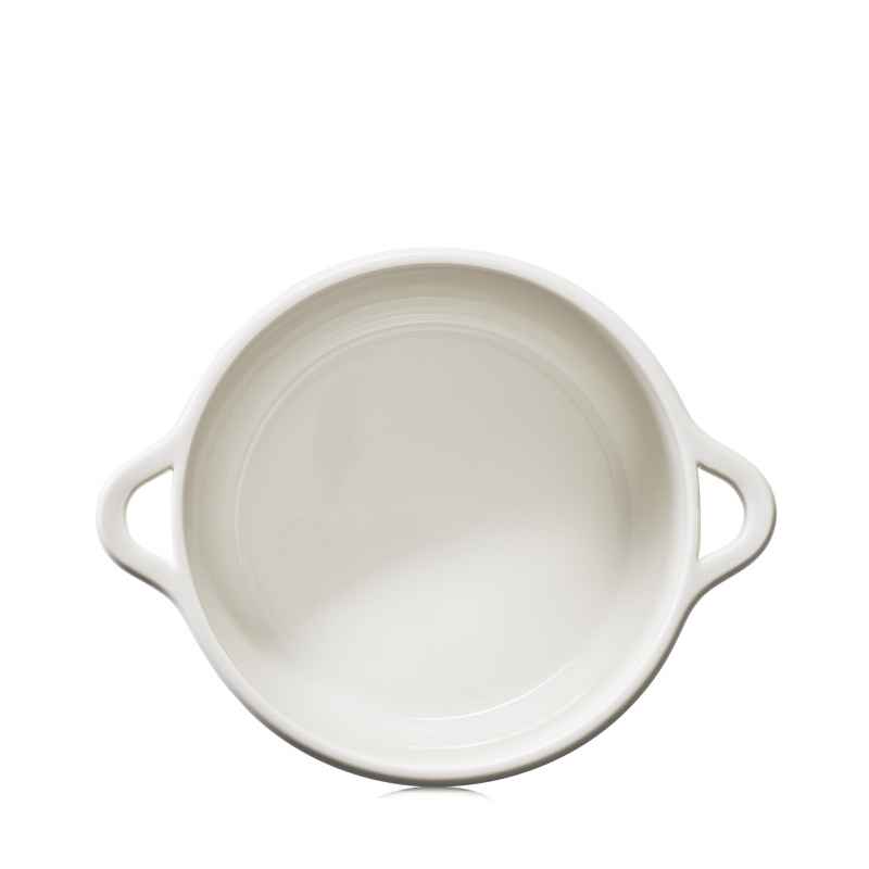 Preview: RUNDE INDUKTIONSKASSEROLLE 22 CM OHNE DECKEL Alabaster Weiss