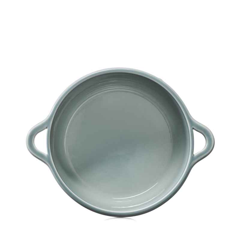 Preview: RUNDE OFENKASSEROLLE 22 CM OHNE DECKEL Wolkengrau