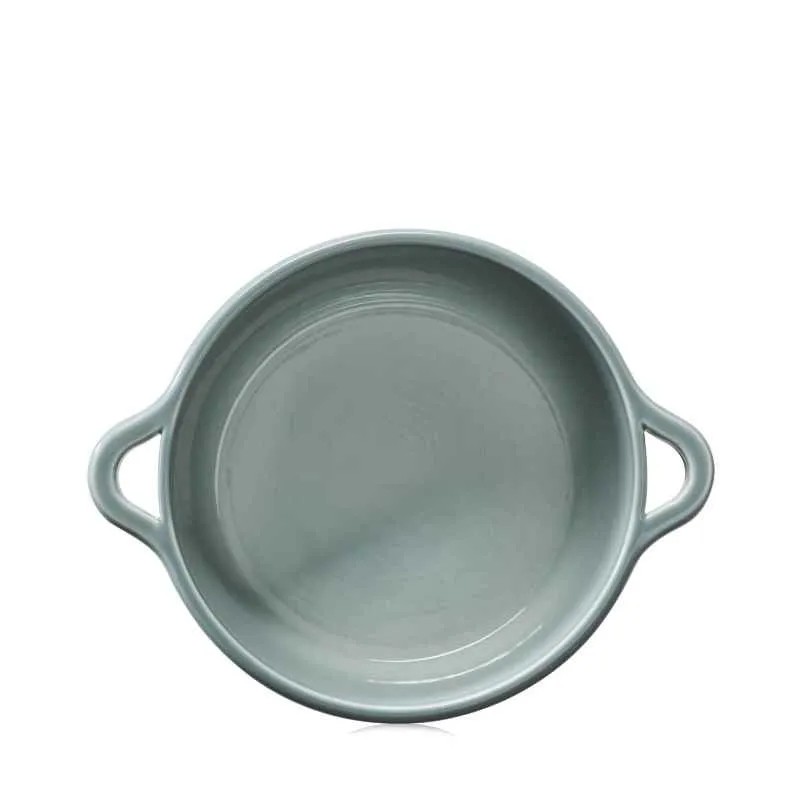 RUNDE OFENKASSEROLLE 26 CM OHNE DECKEL Wolkengrau