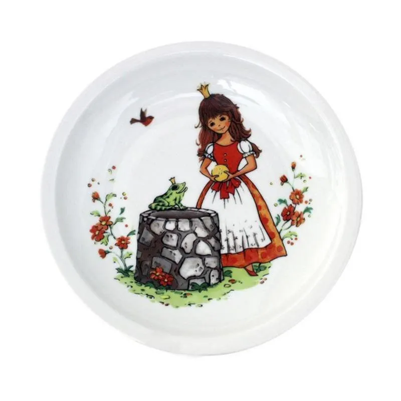 Kinder Teller tief 20 cm Froschkönig