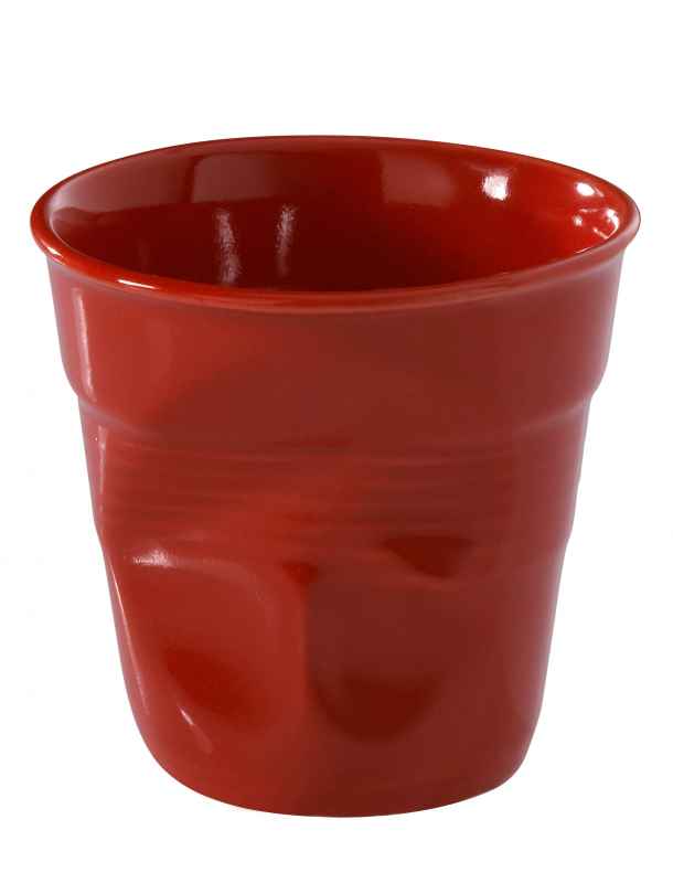 Preview: Knickbecher Cappuccino 0,18l Pfefferrot