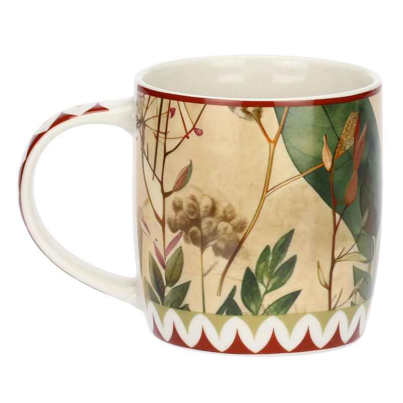 Preview: Porzellanbecher 2er Set MIRABILIA 350 ml rot