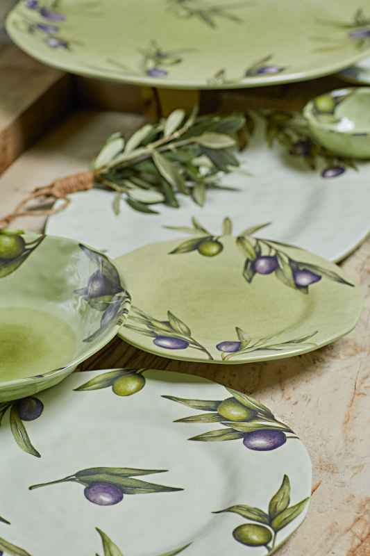 Preview: Servierteller Ø 42 cm Olive