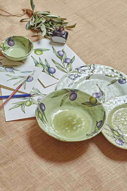 Preview: Rührchüssel / Salatschüssel Ø 36 cm Olive