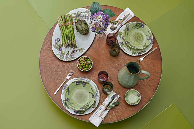 Preview: Servierteller Ø 42 cm Olive