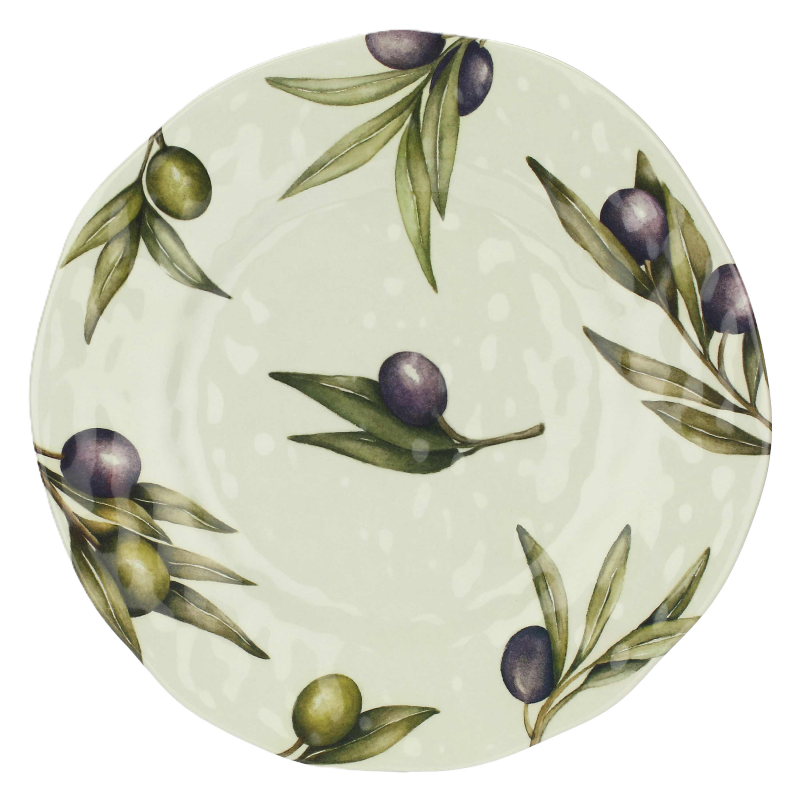 Preview: Speiseteller Ø 27 cm Olive Set mit 2 Stück