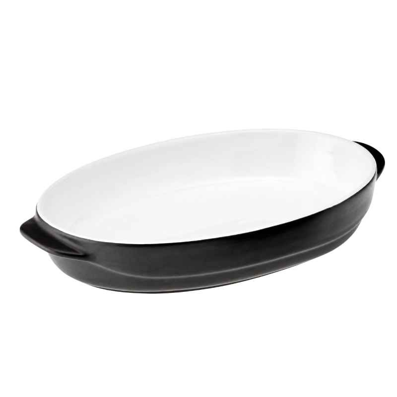 Preview: Auflauf & Servierform oval 30 x 19 cm „Schiefer“