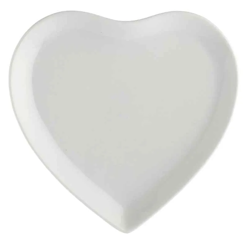 Dessertteller Herzform 2er Set 17 × 17 cm Cupido