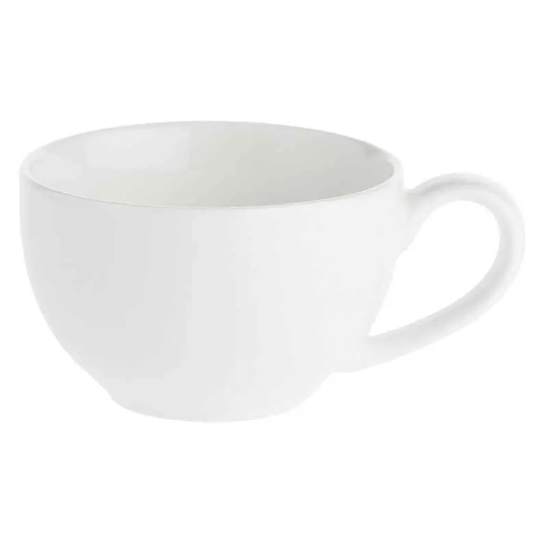 Espressotasse mit Untertasse 100 ml Weiß Set 6 Stück