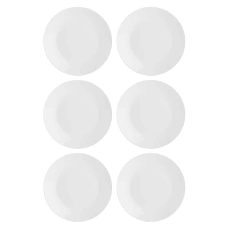 Preview: Dessertteller Coup 20 cm Weiß Set 6 Stück