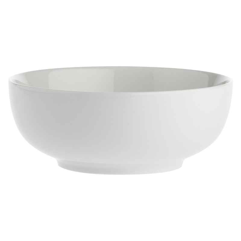 Salatschüssel 21 cm Weiß