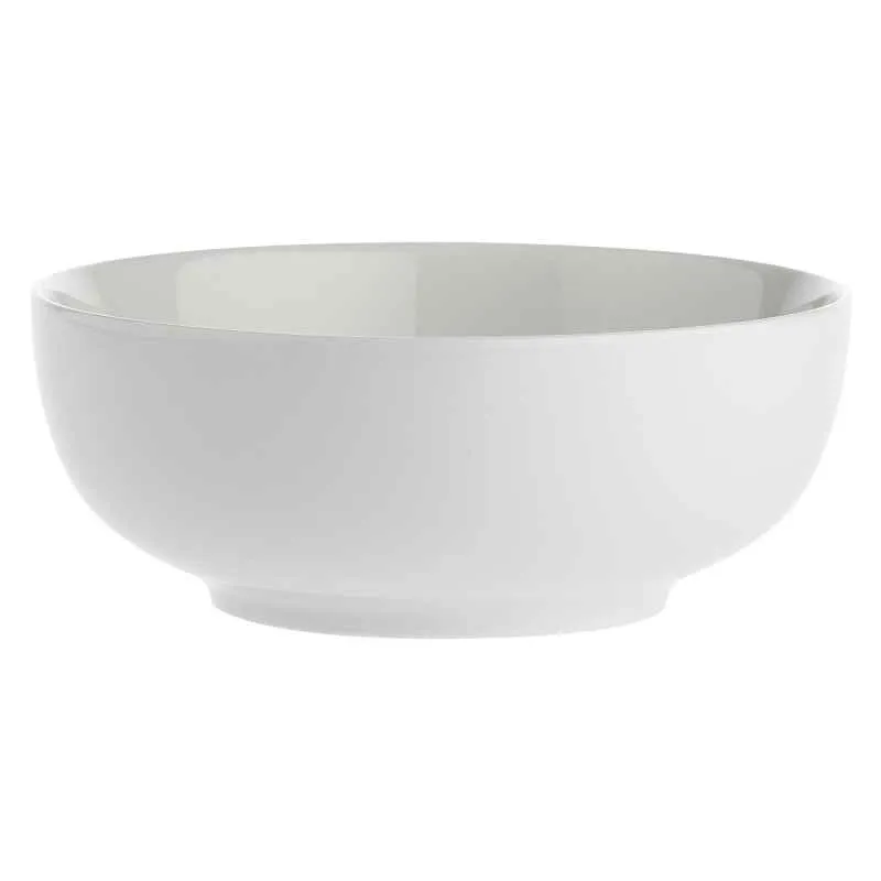 Salatschüssel 21 cm Weiß