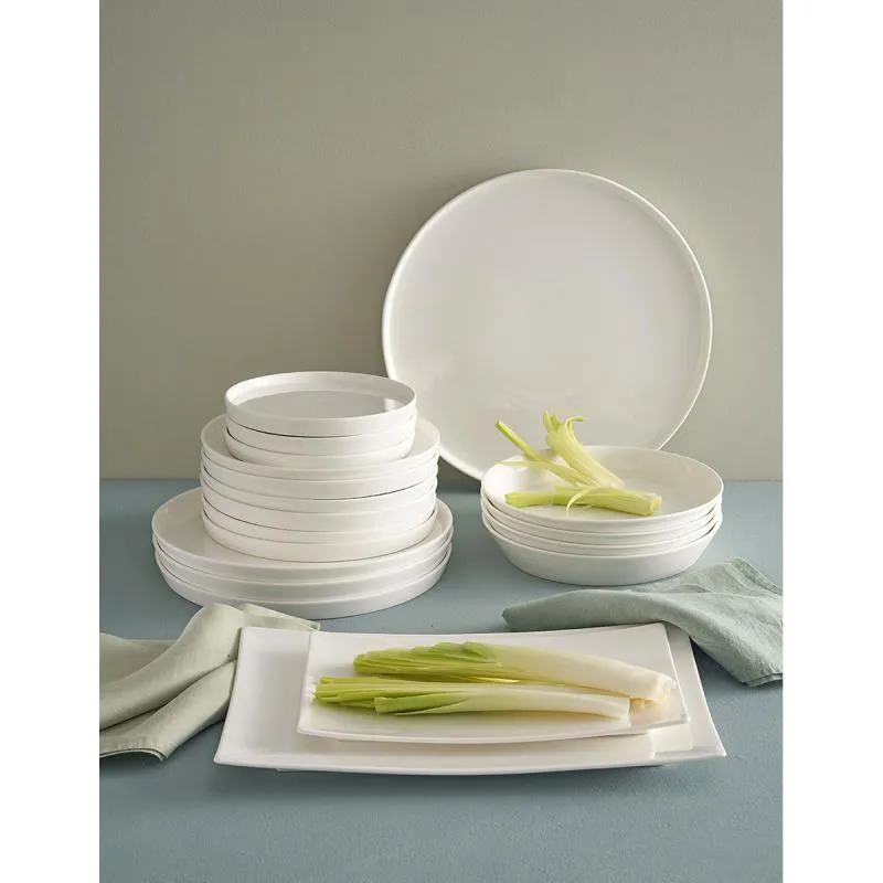 Teller flach Essenziale Gourmet Ø 17 cm Weiß Set 6 Stück
