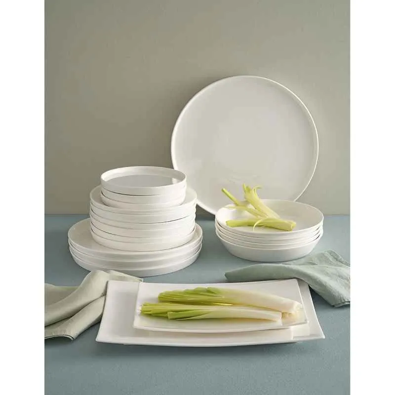 Teller flach Essenziale Gourmet Ø 32 cm Weiß Set 2 Stück