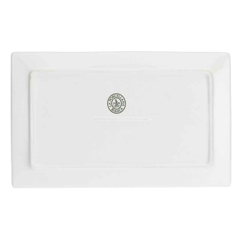 Preview: Servierplatte rechteckig Essenziale Gourmet 28 x 17 cm Weiß