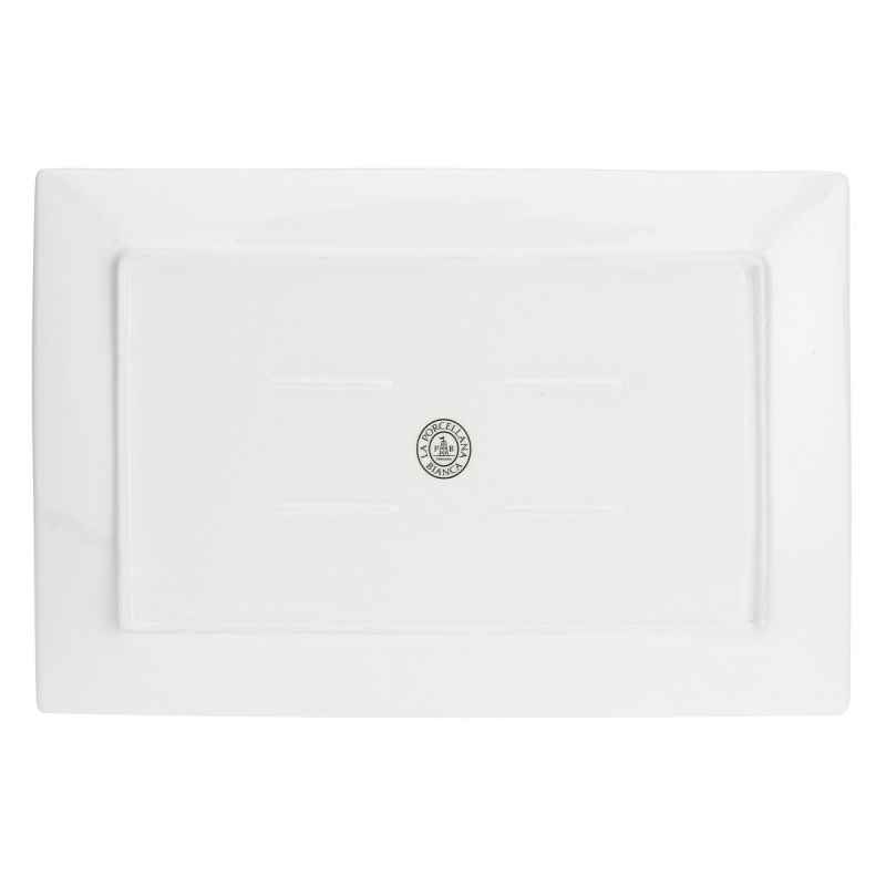 Preview: Servierplatte rechteckig Essenziale Gourmet 35 x 23 cm Weiß