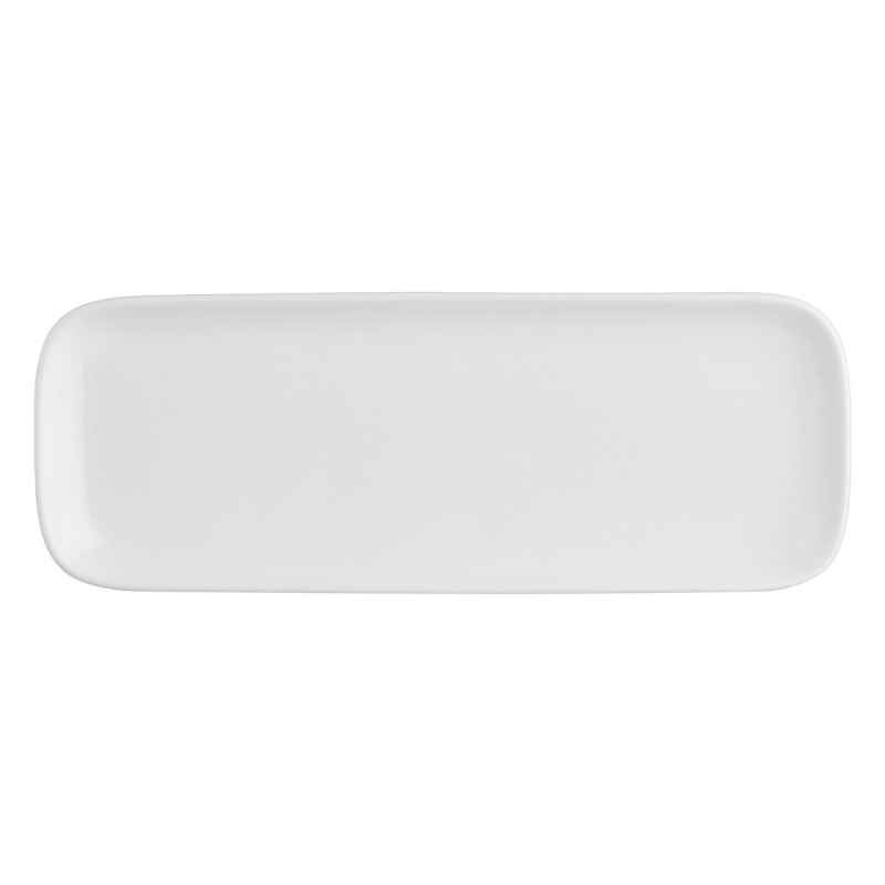 Preview: Teller rechteckig Essenziale New Age 30 x 11 cm Weiß