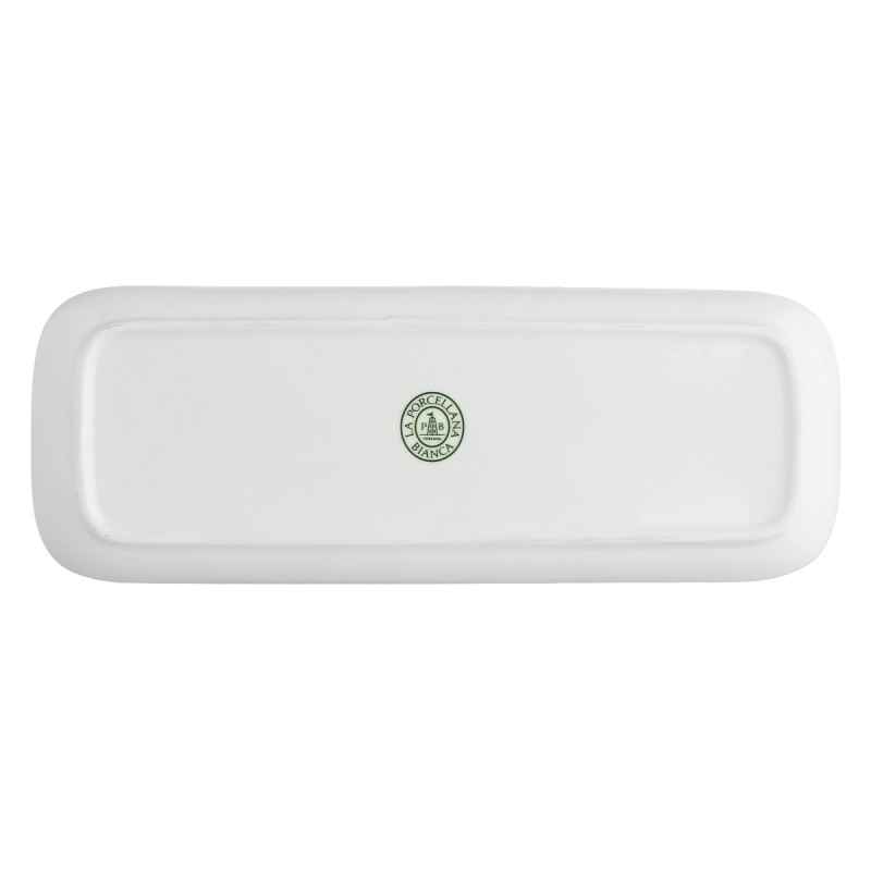 Preview: Teller rechteckig Essenziale New Age 30 x 11 cm Weiß