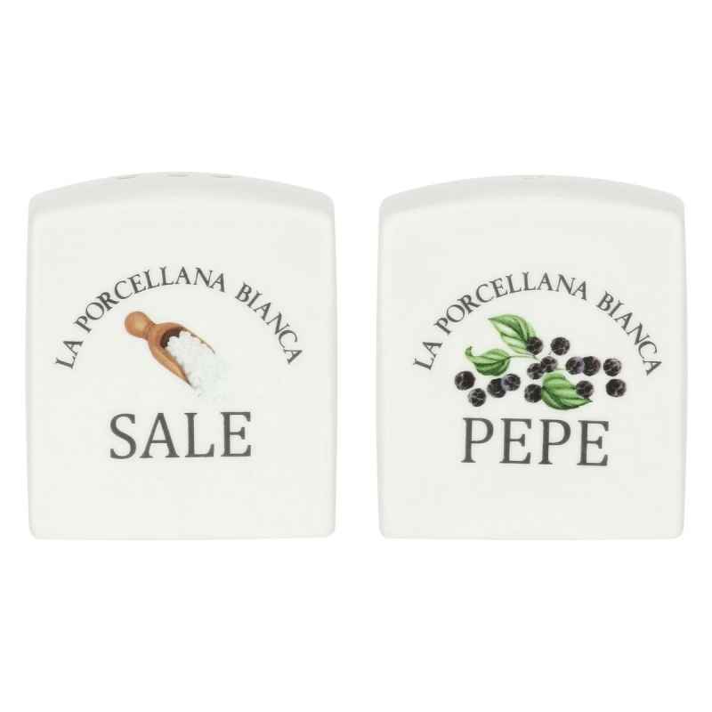 Preview: Salz/ Pfeffer Set 2 teilig 3 x 6 x 6,5 cm