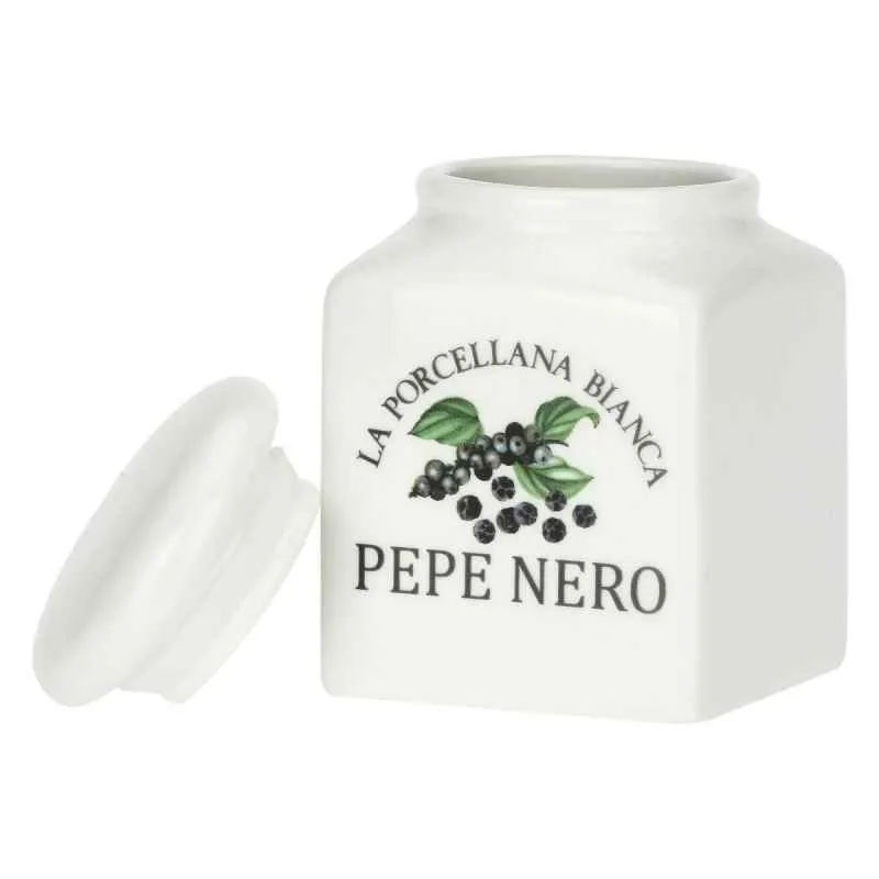Gewürzdosen-Set 4-teilig Curcuma, Zafferano, Pepe Nero und Pinoli - 0,175 l
