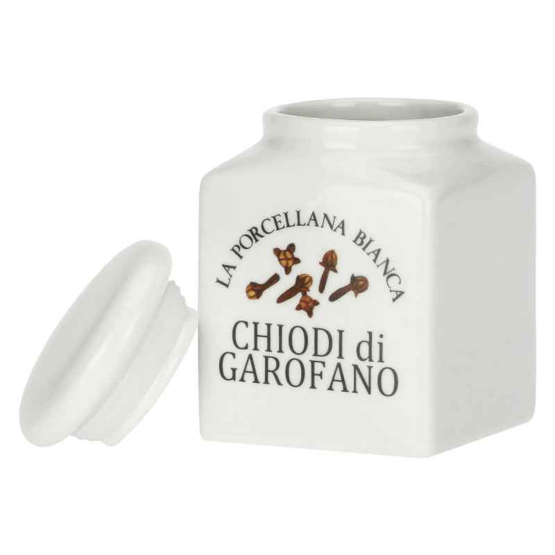 Preview: Gewürzdosen-Set 4-teilig Origano, Peperoncino, Chiodi di Garofano und Noce Moscata 0,175 l