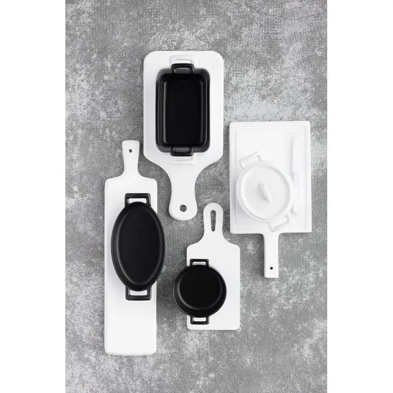 AUFLAUFFORM 45 cl RECHTECKIG Weiss
