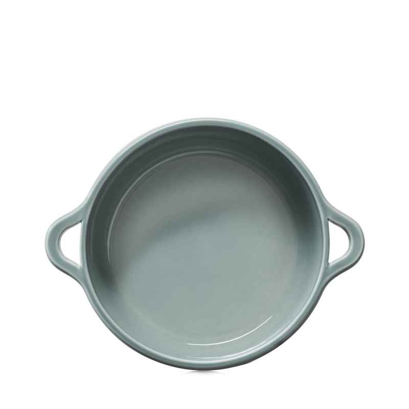 Preview: RUNDE INDUKTIONSKASSEROLLE 29 CM MIT PORZELLANDECKEL Wolkengrau