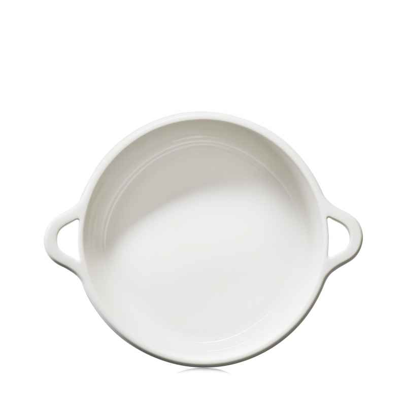 Preview: RUNDE INDUKTIONSKASSEROLLE 31 CM MIT PORZELLANDECKEL Alabaster Weiss