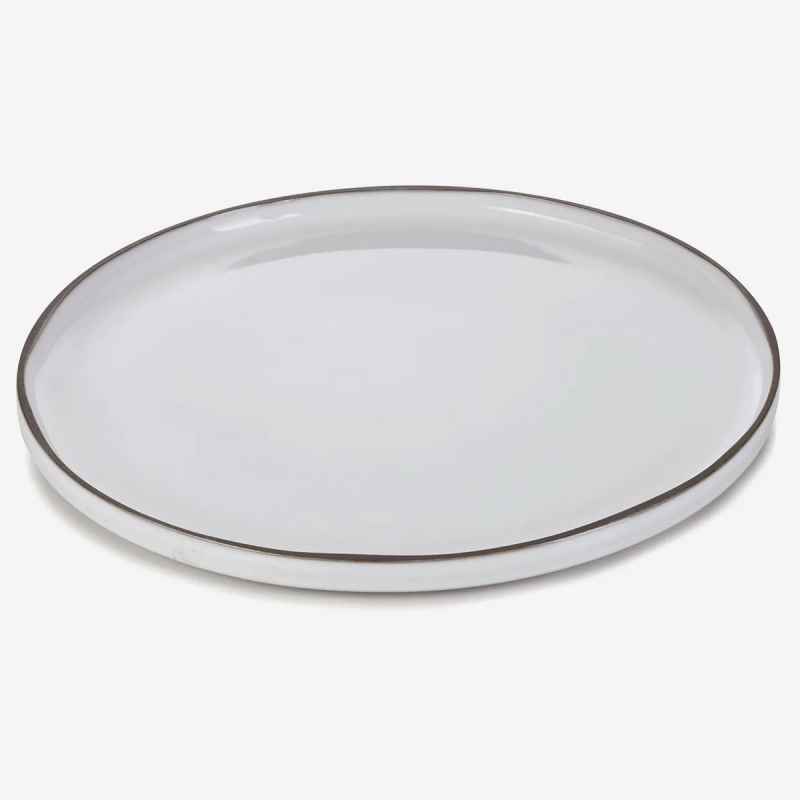 Preview: PRÄSENTATIONSPLATTE CARACTERE 33 cm WEISS CUMULUS