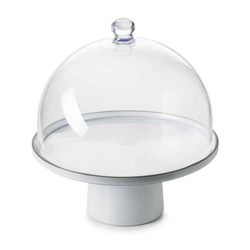 Preview: TORTENSTÄNDER CARACTERE XL 33 cm WEISS CUMULUS