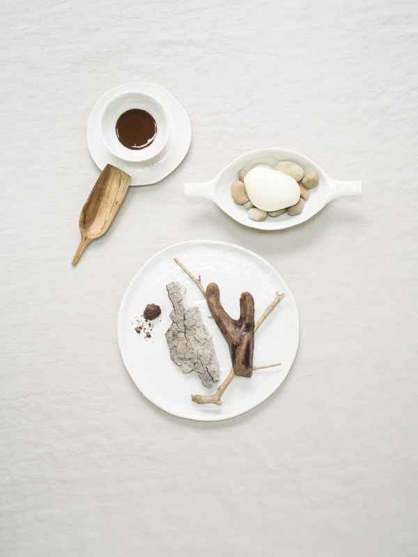 Preview: YLI BROTTTELLER 15,5 CM Alabaster Weiss