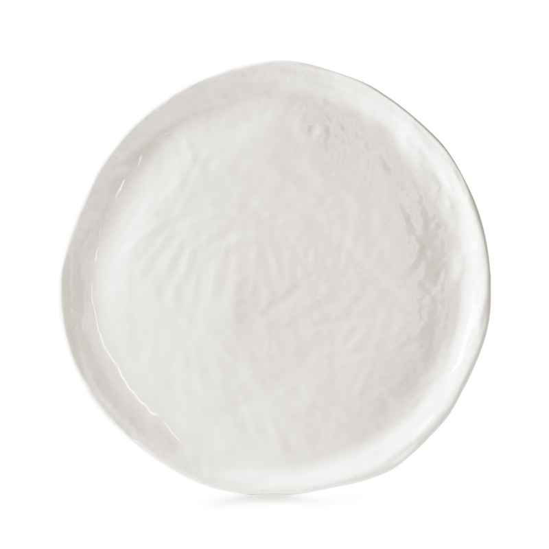 Preview: YLI FLACHER TELLER 26,5 CM Alabaster Weiss