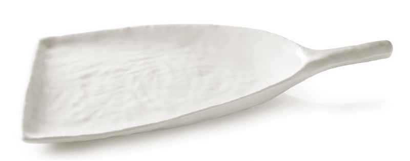 Preview: YLI SCHAUFELPLATTE 18,5 CM Alabaster Weiss