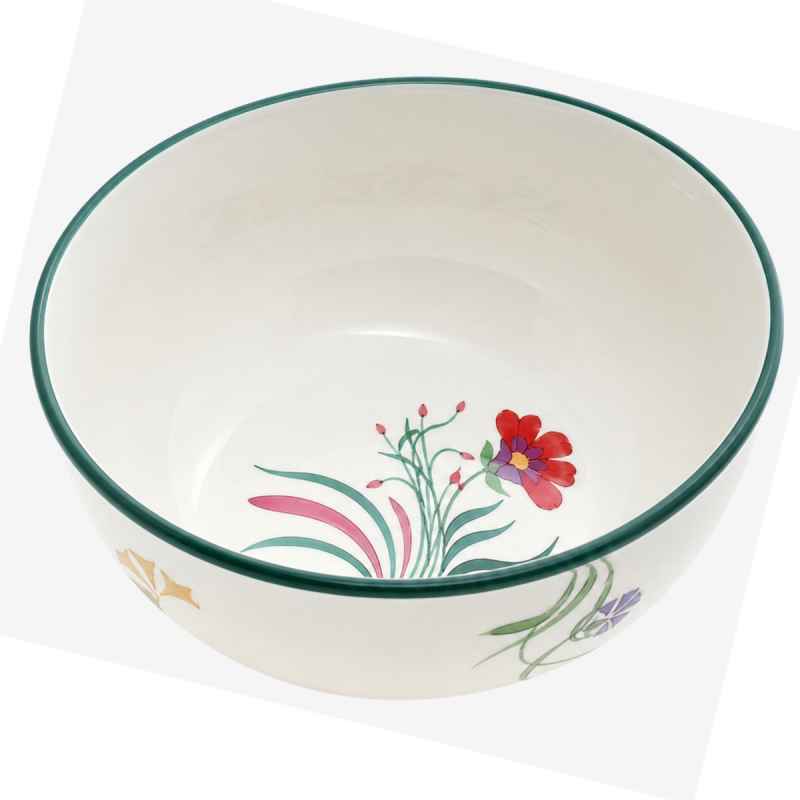 Preview: Schüssel rund 24 cm handb."BLÜTENZAUBER"