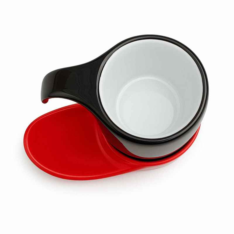 Preview: Espressotasse Vision 2tlg „black & red“