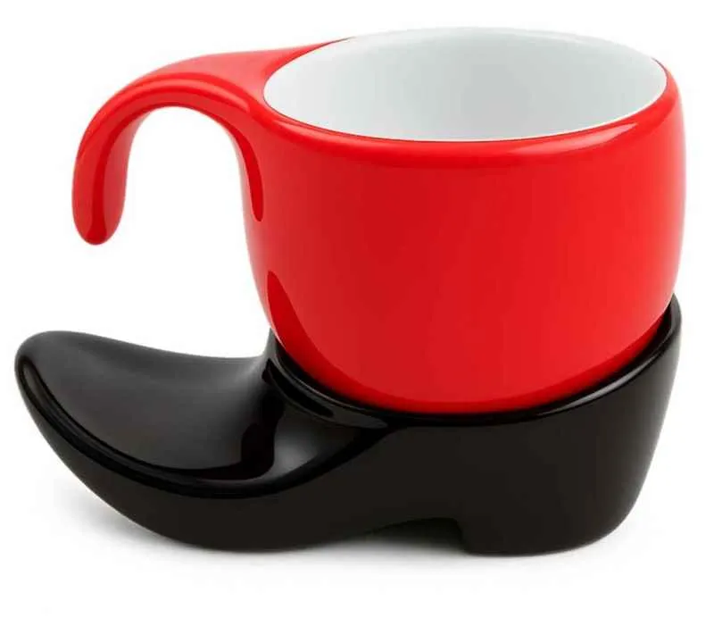 Espressotasse Vision 2tlg „red & black“