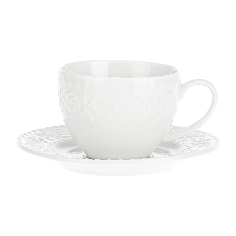 Kaffeetassen Set 6 Stück mit Untertasse Sognante