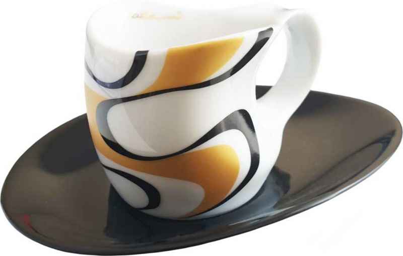 Preview: Luigi Colani Porzellan Jumbotasse loop red