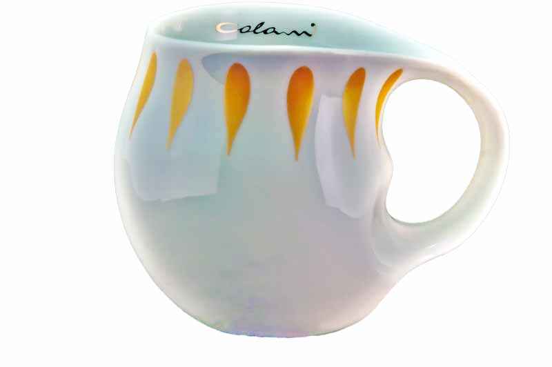 Preview: Colani Kaffeebecher Drops gold