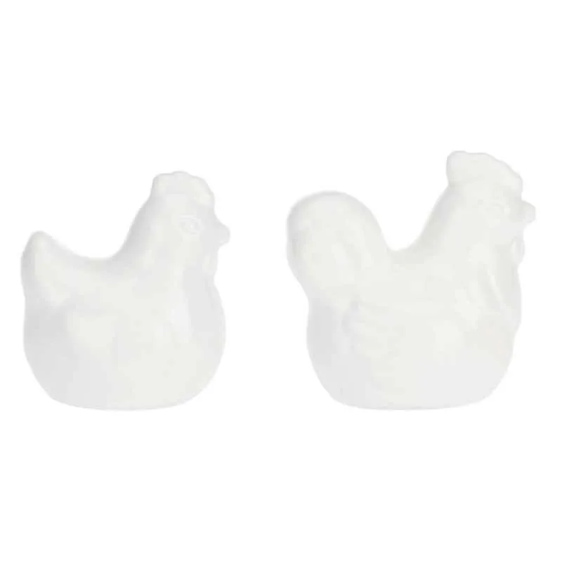 Salz- und Pfefferstreuer-Set "Gallo Gallina" Fattoria 5 x 8 cm