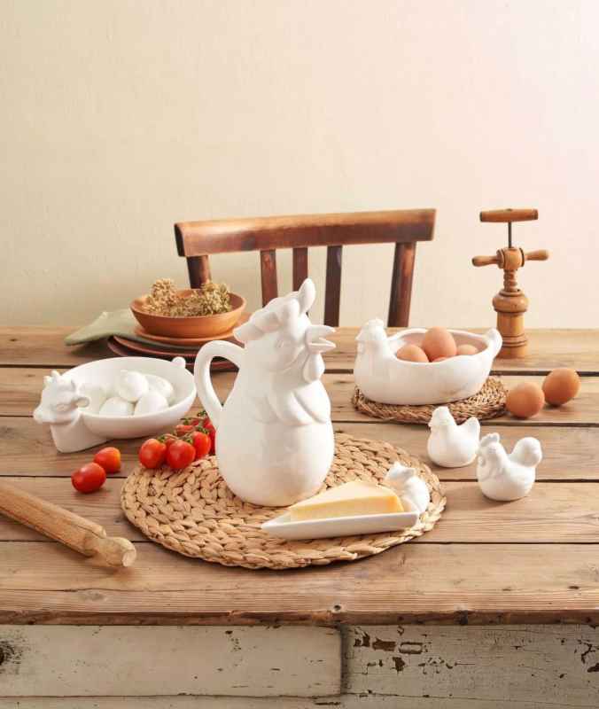 Preview: Salz- und Pfefferstreuer-Set "Gallo Gallina" Fattoria 5 x 8 cm