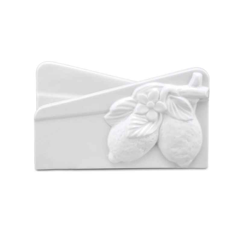 Preview: Serviettenhalter 2er Set "Portatovaglioli Limoni" Fattoria 16 x10 cm