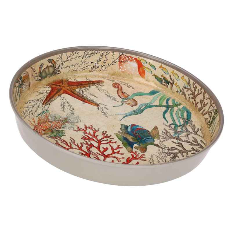 Preview: Serviertablett Ø 35 cm Sea Life