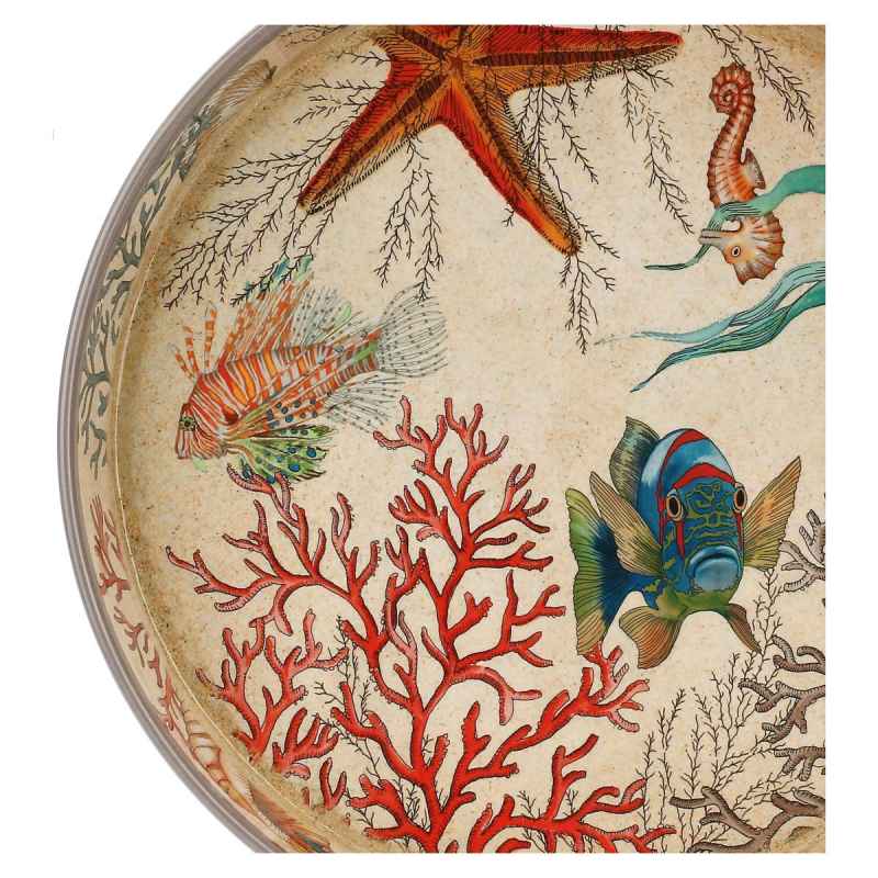 Preview: Serviertablett Ø 35 cm Sea Life