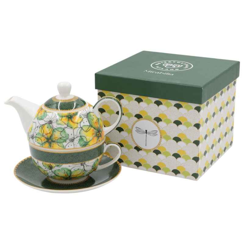 Preview: Tea4One mit Untertasse MIRABILIA 400 ml "Libellula"