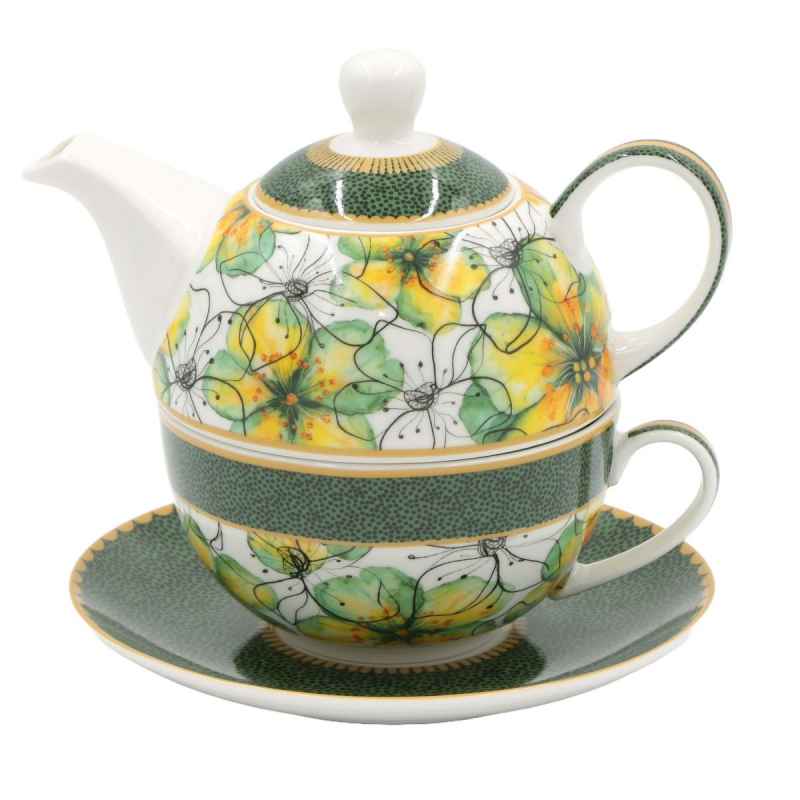 Preview: Tea4One mit Untertasse MIRABILIA 400 ml "Libellula"