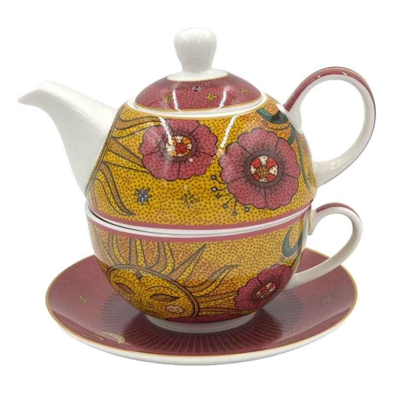 Preview: Tea4One mit Untertasse MIRABILIA 400 ml „Sole & Luna“